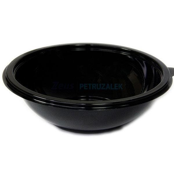 Контейнер PET круглый PB750BL черний 750мл/300шт
