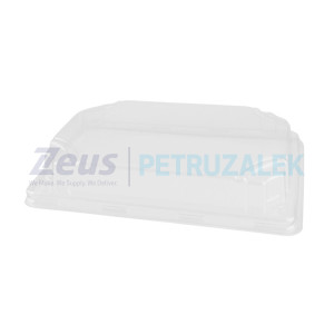 Крышка РЕТ TCS001PK к контейнеру суши TCS001 185х133х20/600шт