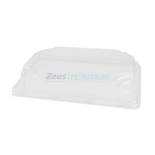 Кришка РЕТ TCS001PK до контейнера суші TCS001 195х137х25/600шт