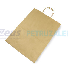 Пакет бумажный TW 260 крафт 260х150х350 с ручками/200шт