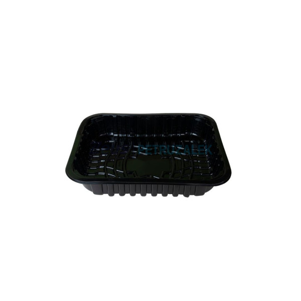 Контейнер PET прямоугольный  N9_060EBLK00 черный 325*265*60мм/1512шт