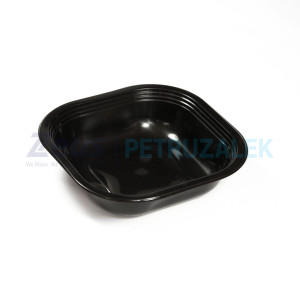 Контейнер PP K-180x180х45 чорний/400шт