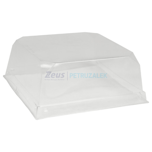 Крышка PET DS18H85 210х210х85мм прозрачная/240шт