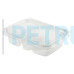 Контейнер РЕТ TS 3CV c крышкой/пломбой 3-х секционный 185x140x45/312шт