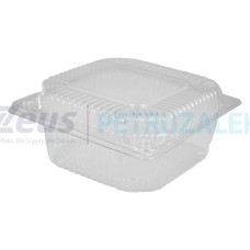 Контейнер PET 1313/1 с откидной крышкой 130х130х60/1000шт