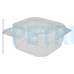 Контейнер PET 1313/1 с откидной крышкой 130х130х60/1000шт