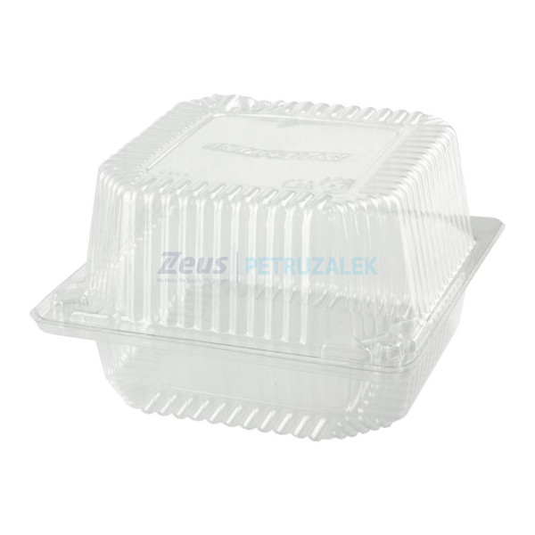 Контейнер PET 1515 с откидной крышкой 150х150х80/700шт