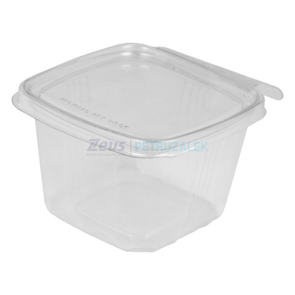 Контейнер PET+HL V00583/P кришка/пломба 126х120х75 500мл/7х50/350шт