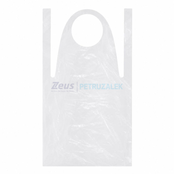 Фартух HDPE  76х130 50 мкр белый/ 25шт