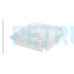 Контейнер РЕТ MYP 31 с откидной крышкой  на 2 секции 184х184х53 прозрачный/450шт