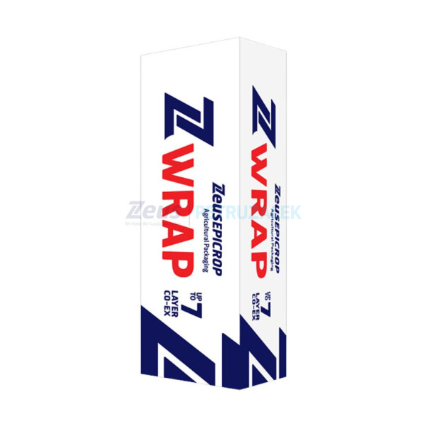 Агрострейч плівка для тюків ZWRAP, біла, 25 мкр 750 мм/1500 м