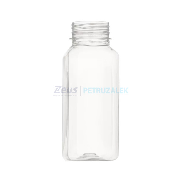 Пляшка PET025.096 квадратна d-38 мм 250 мл/10 шт
