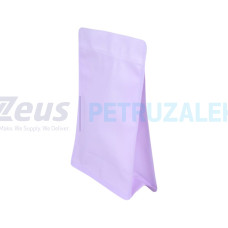 Пакет Flat Bottom лавандовий матовий із zip-замком 155×195+60 мм/500 шт