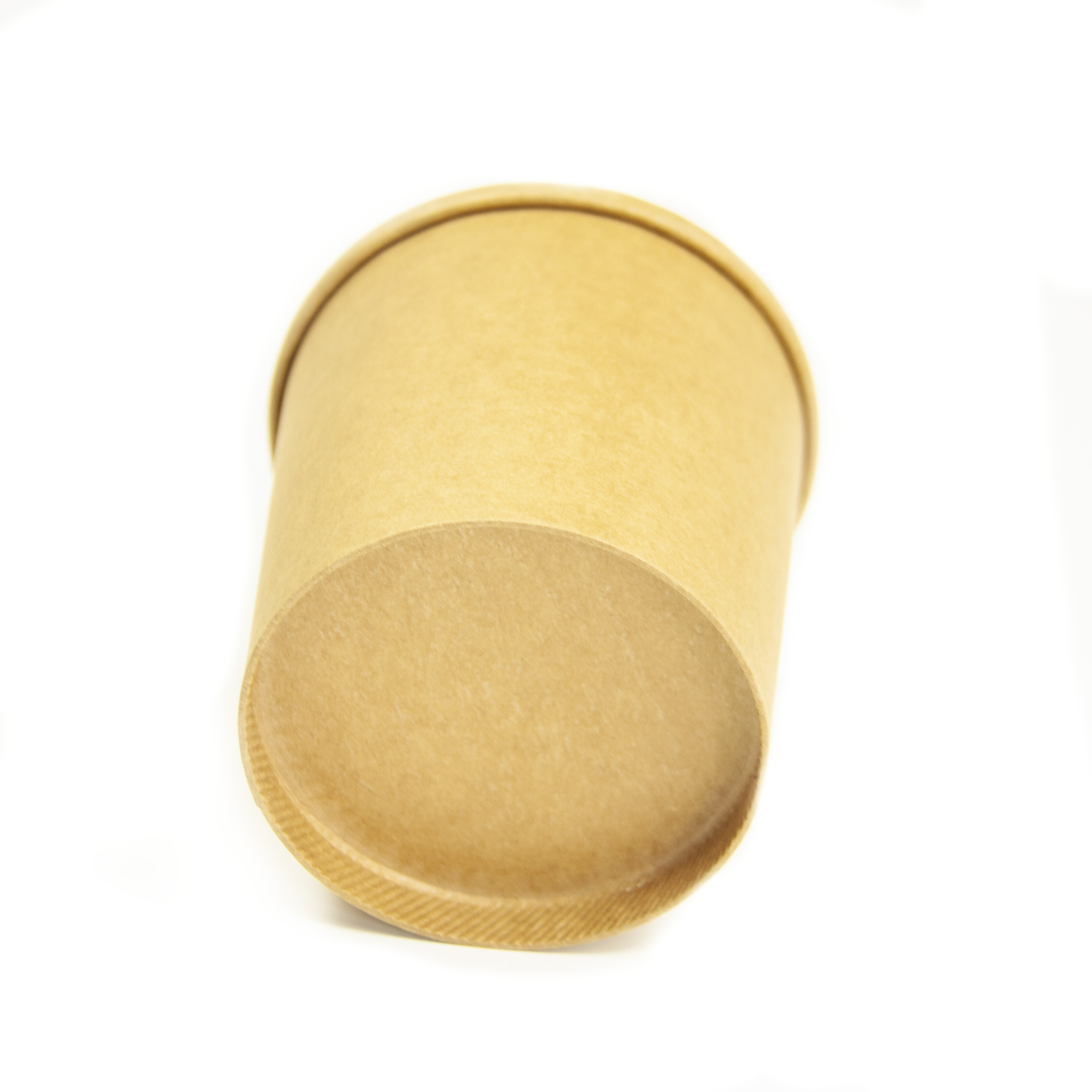 Контейнер паперовий круглий крафт Ø-90мм 12oz/500шт