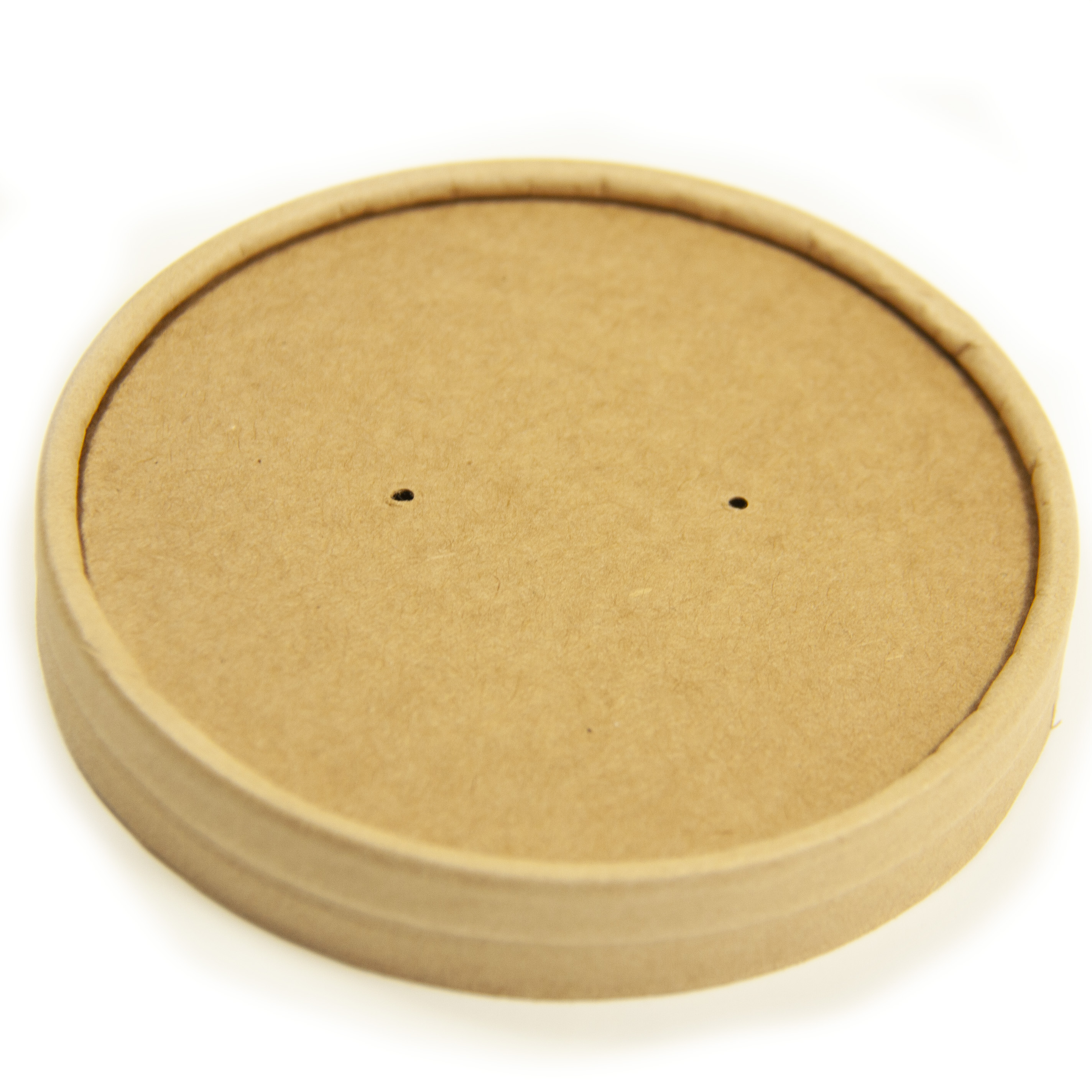 Кришка кругла d-90 крафт до контейнера 8/12oz/500шт