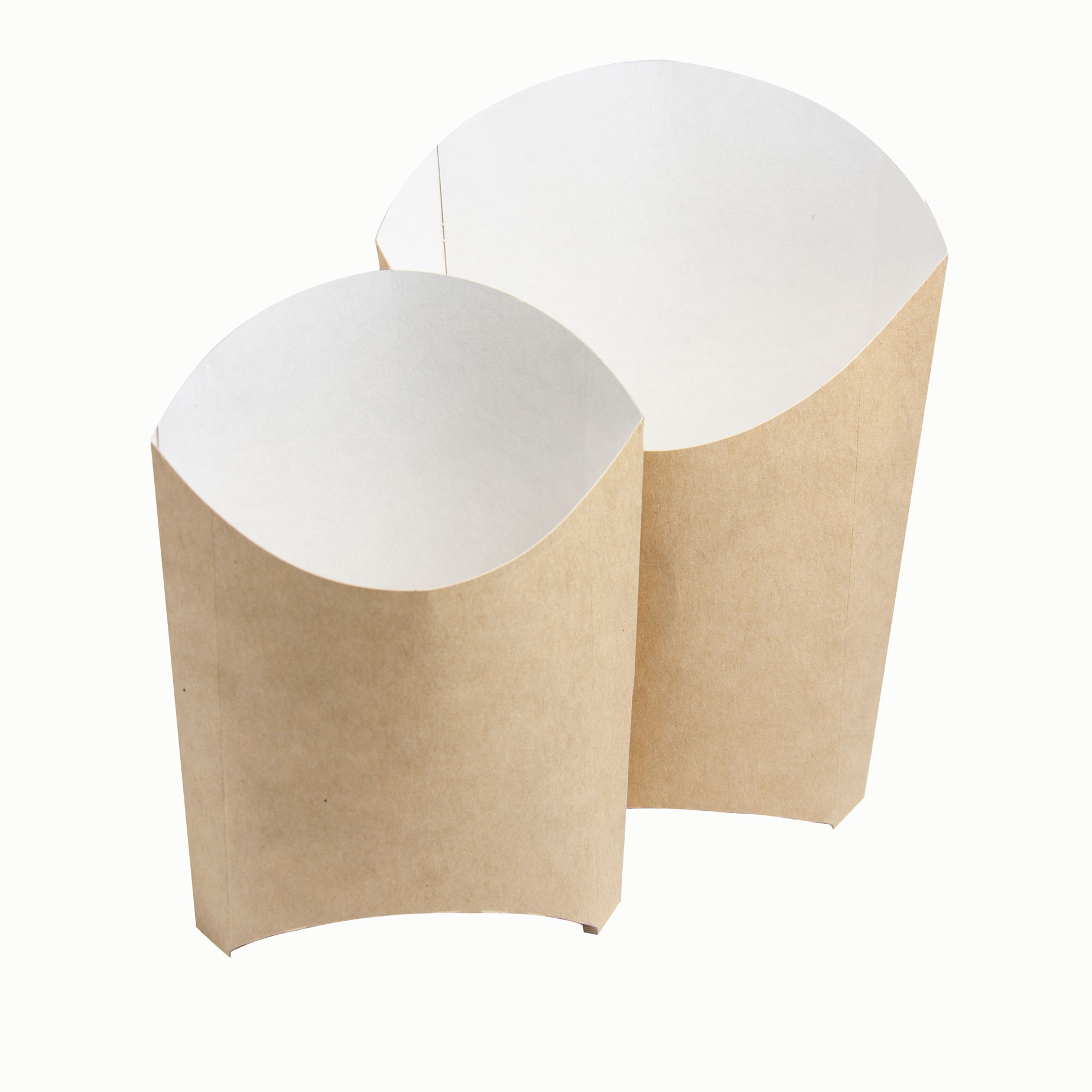 Упаковка картонна для картоплі фрі ECO FRY M/1000шт