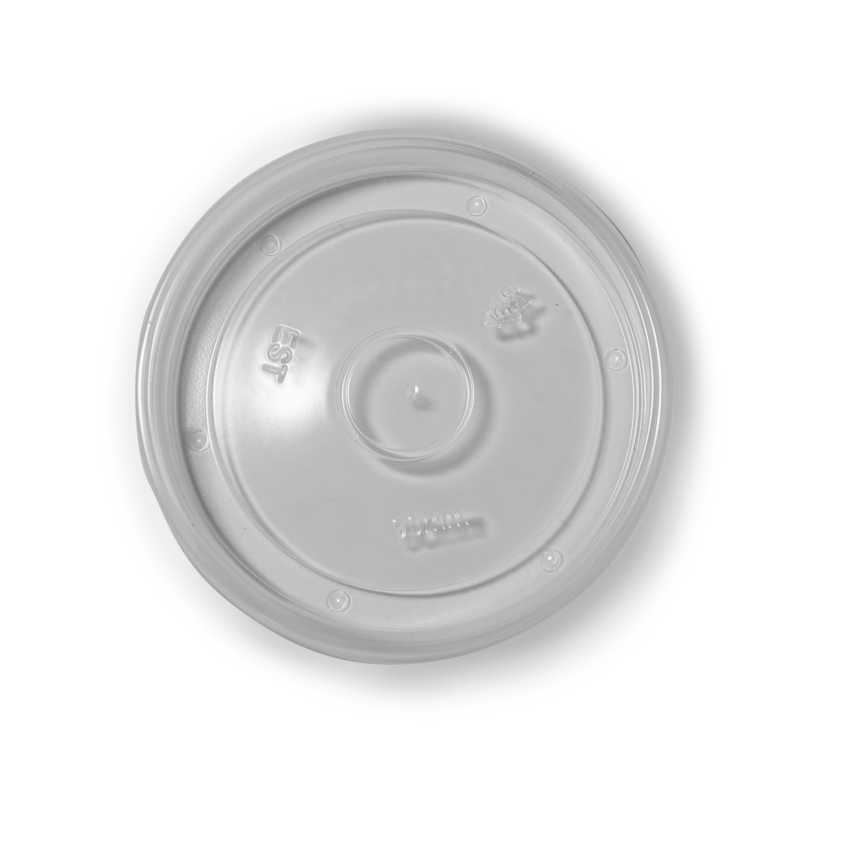 Крышка РР d-90 до крафт контейнера  8/12oz/500шт