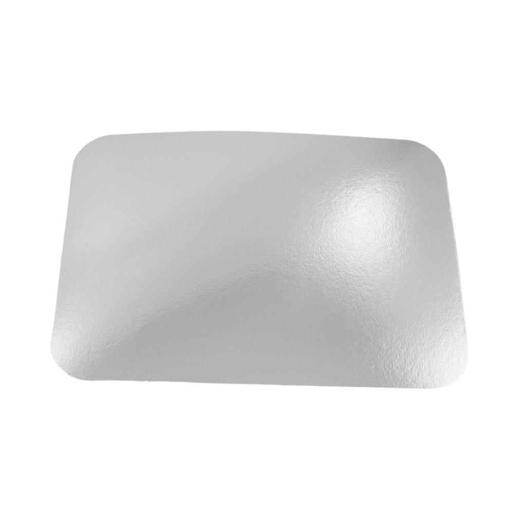 Кришка картонна срібна з ПЕ до SP64L/12х100шт/1200шт