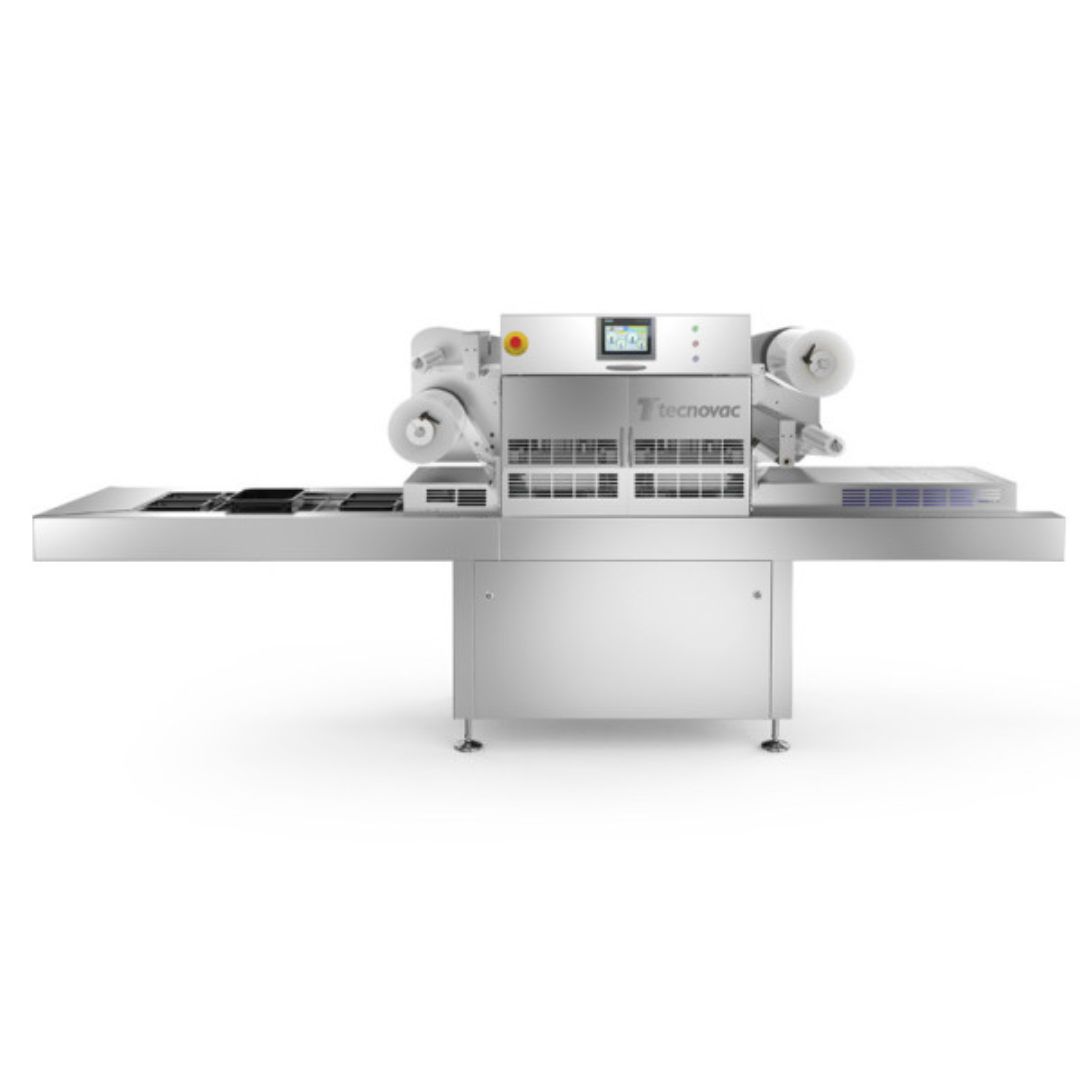 Запаювач лотків автоматичний Tecnovac Athena Dual Drive Сірий двокамерний