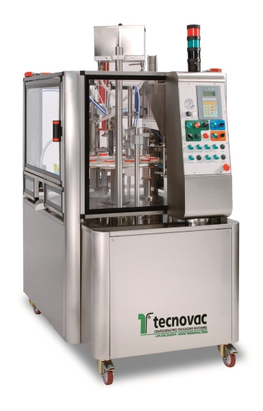 Ротаційний наповнювач Tecnovac Rotary Сірий до 4000 шт / год
